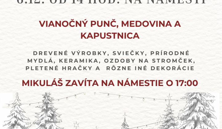 1. fotografia fotogalérie Aktuality / Vianočný trh Ostrovany - foto